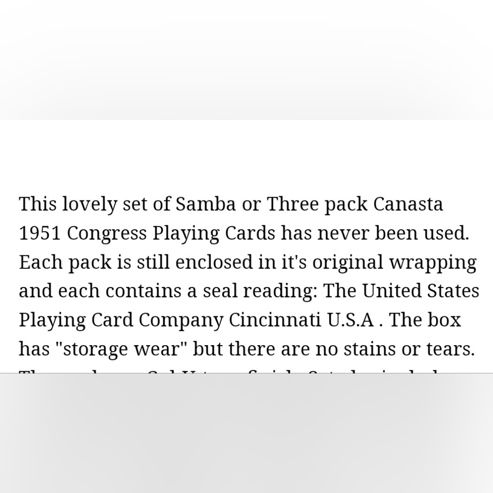 ♥️ CONGRESS SAMBA PLAYING CARDS - Picture 5 of 16